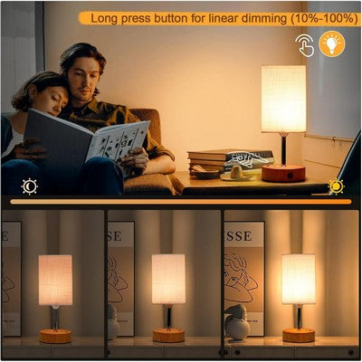 Vintora Cordless 6000mAh Battery Desk Light with 3-Color Temperature Stepless Dimming